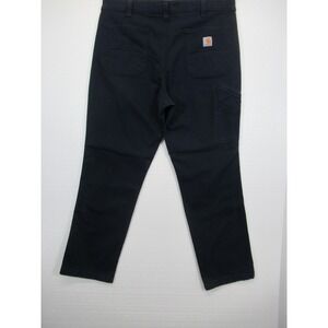 Carhartt Relaxed Straight Rigby Dungaree Work Pants Men 38x34 Blue 102291